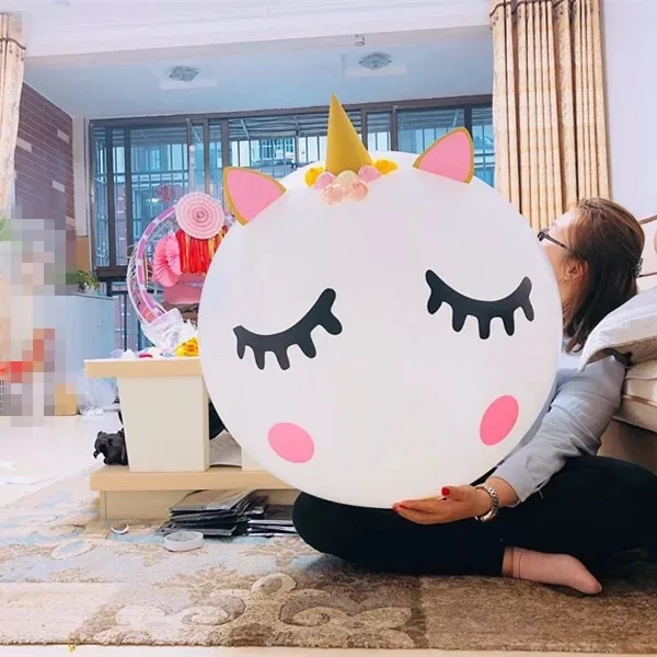 Единорог вечерние украшения поставки 3D большой единорог прогулки животных