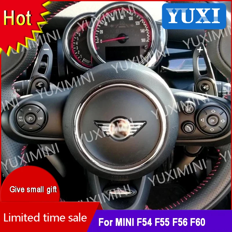 2 шт. алюминиевый сплав Руль paddle shift extend Cover для MINI Cooper S JCW F54 F55 F56 F57 F60 аксессуары