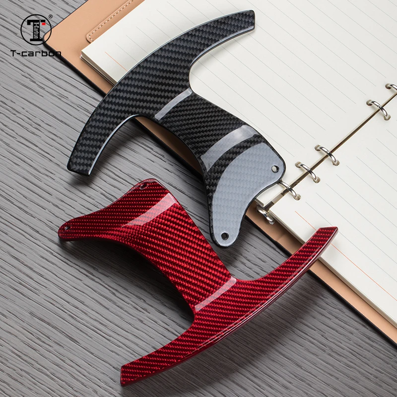 Сменный Тип переключателя передач из углеродного волокна для салона автомобиля