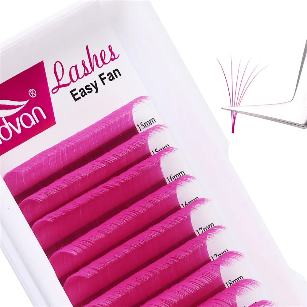 Description Picture 3 of itemPink Easy Fanning False Eyelash Extension for Lash Building Auto-blooming DIY 2D/3D/4D/6D... Voluming Lash Extension Supplies