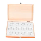 Набор серебряных монет на английском языке, Набор монет с деревянной подарочной коробкой, 13 золотых монет Лас харрас, свадебные монеты, свадебные подарки, ювелирные изделия