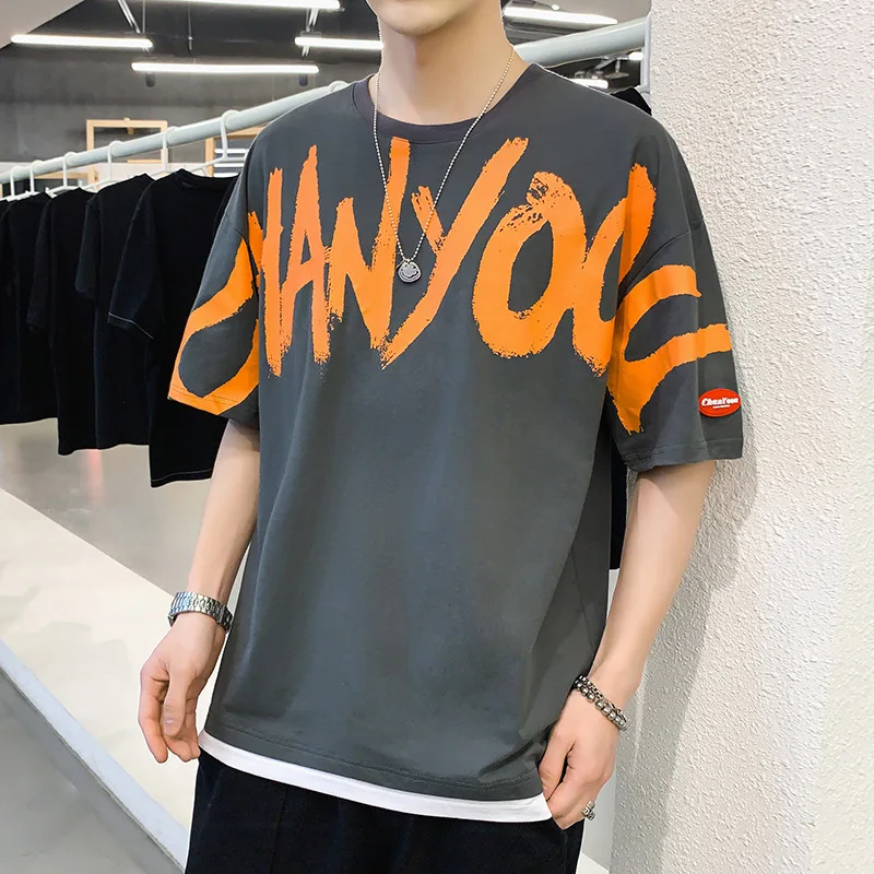 

2020 T-Shirt Men Spring Cotton T Shirt Men Solid Color Tshirt Mandarin Collar Long Sleeve Top Men Brand Slim Fit Tee Shirts