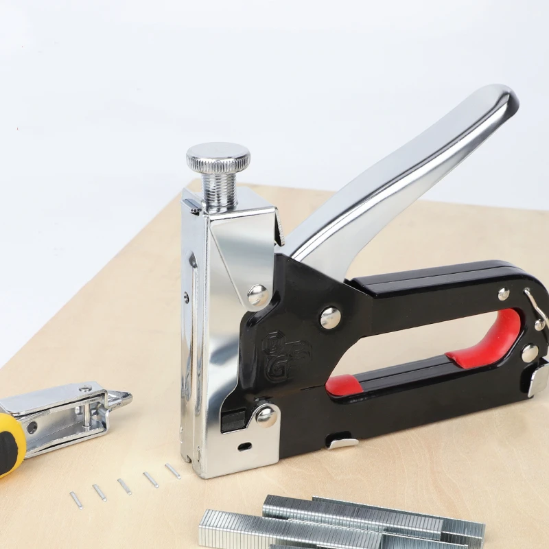 

Гвоздезабивной пистолет 3 в 1, для самостоятельного изготовления мебель для украшения дома, руководство для степлера гвоздей, для снятия связок и 600 гвоздей