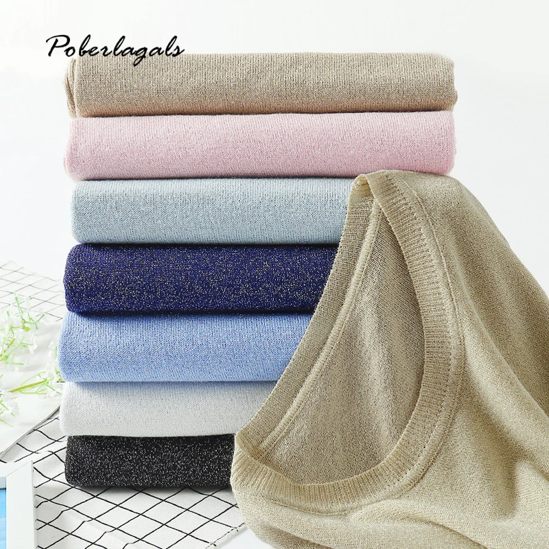 Женский трикотажный пуловер с яркой линией черный свободный тонкий облегающий