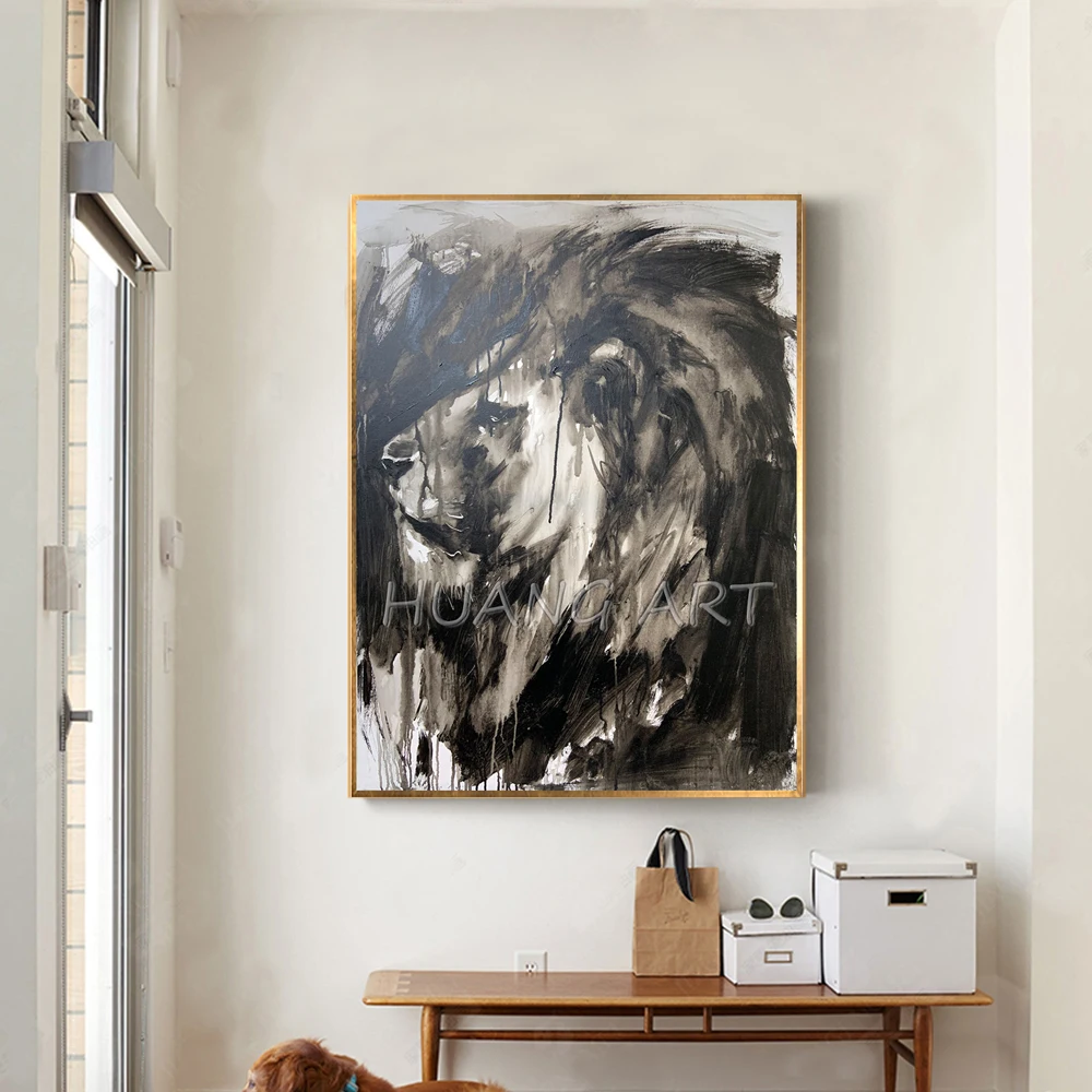 Креативное искусство оригинальная животная ручная роспись высокое качество