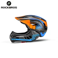 rockbros 2 in 1 full covered child helmets bike bicycle cycling animals children helmets eps sport safety hats for parallel car