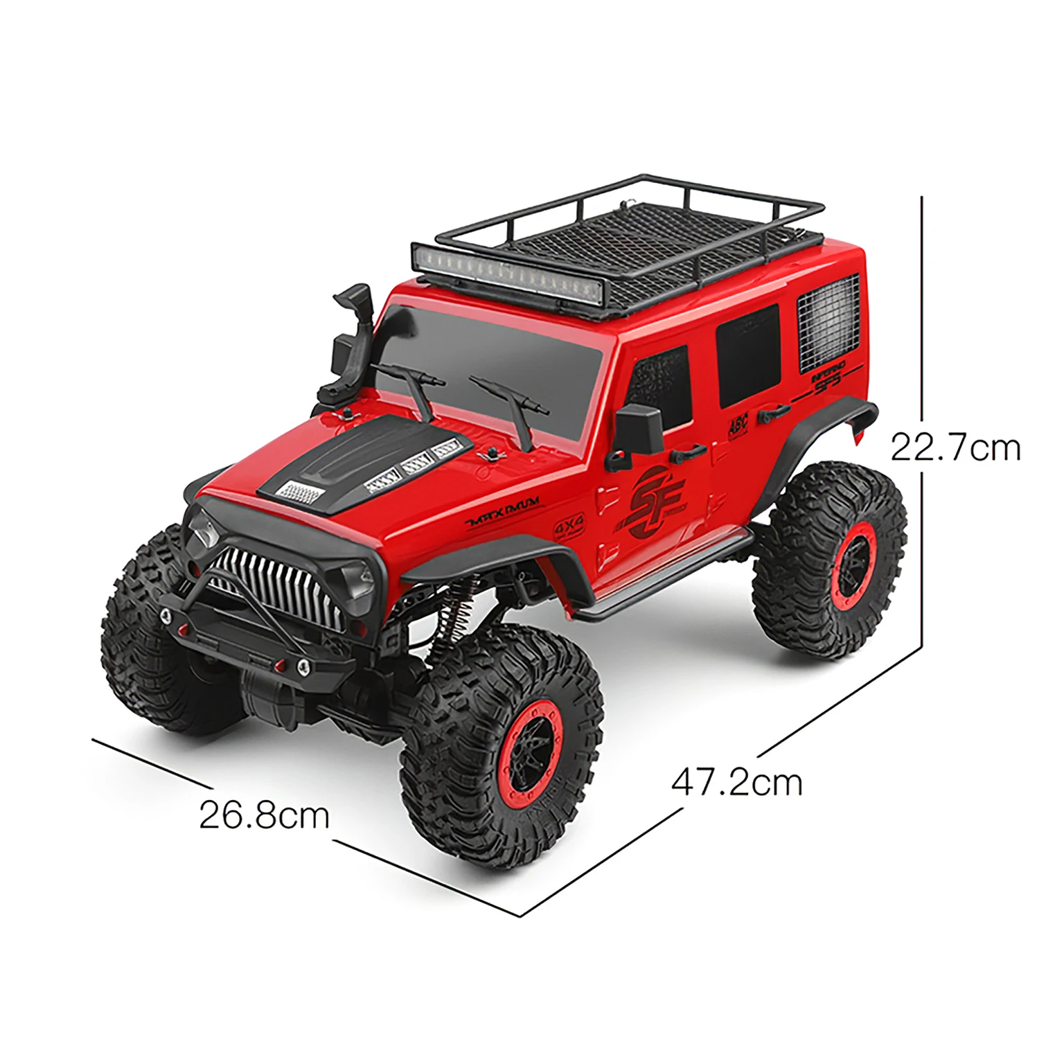 WLtoys 104311 автомобиль с дистанционным управлением 2 4G 1/10 4WD Jeep внедорожник матовым