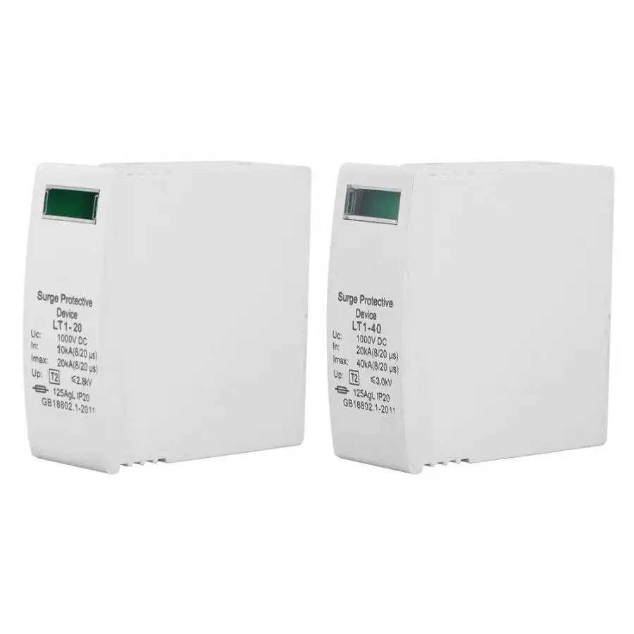 2 шт. SPD стабилизатор Напряжения DC фотогальваническое устройство защиты от