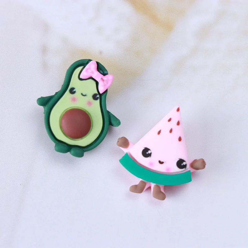 10 шт. кавайный мультяшный Кабошон из смолы с плоской задней стороной в виде