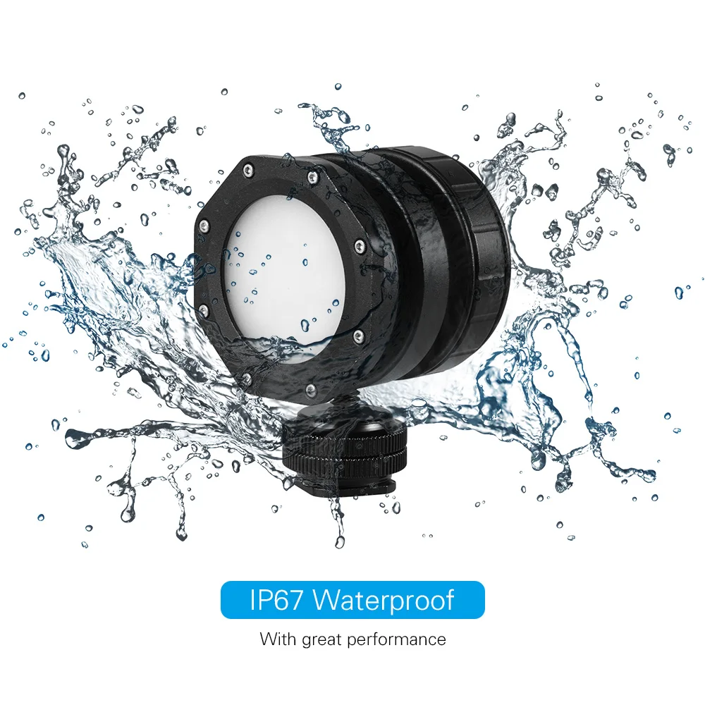 С регулируемой яркостью Водонепроницаемый мини светодиодный видео светильник