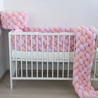 6 shares braid baby bed cot bumper baby braid protector for cot bumper baby girl crib for baby braid in the crib