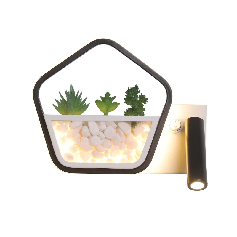 

Simple modern Living room wall lamp bedroom bedside aisle study Nordic creative personality corridor wall lamp