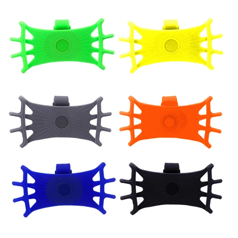 

Silicone Bicycle Phone Holder Universal Motorcycle Mobile Phone Holder Bike Handlebar Stand Bracket Mount Band Bike GPS Clip