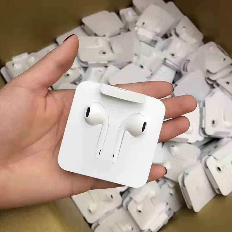 20 шт./лот для iphone освещение наушники с микрофоном проводные стерео Apple iPhone 8 7 Plus X XS