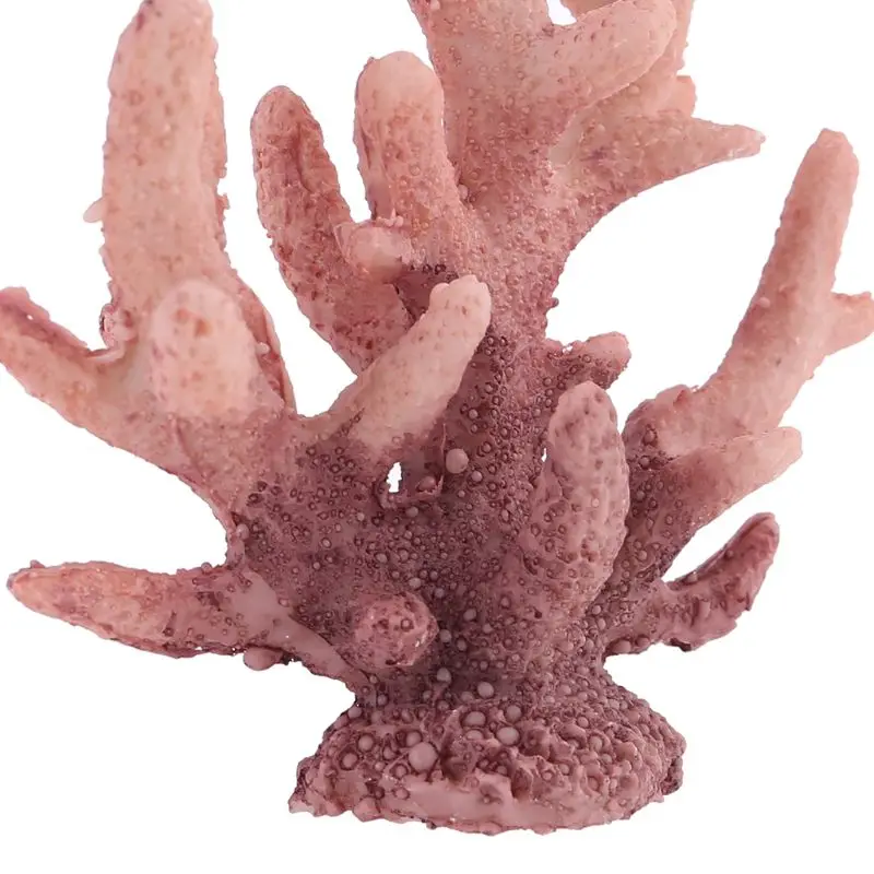 Рыба светильник-розовая искусственная яркая Смола Коралл Аквариум Украшение