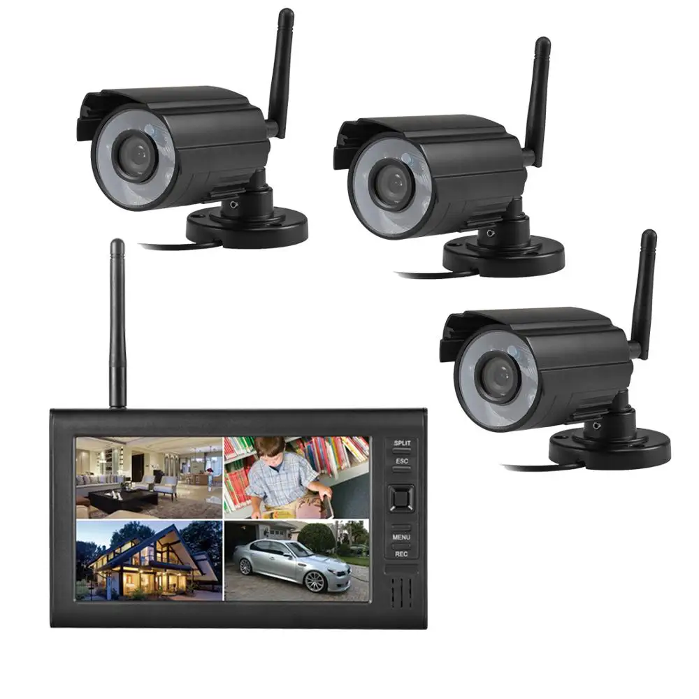 Система видеонаблюдения SmartYIBA с 7 ИК камерами ночного видения DVR комплекты