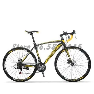 

2020 new carbon steel road bike 700C road bicycle male and female students road racing bike for adults 21/27 speed bicycle