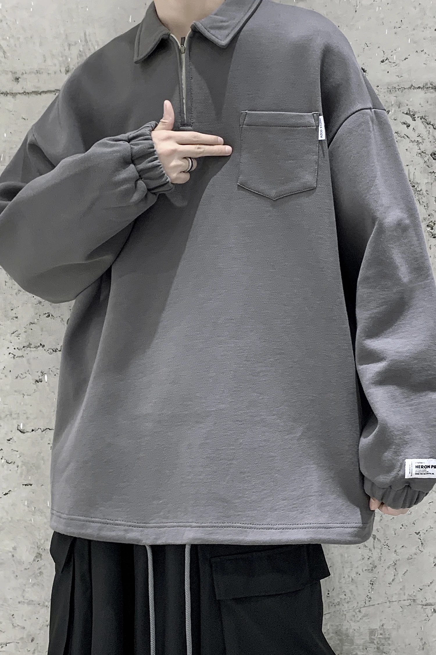 

2020 New Harajuku Men Hoodie Vintage Men Hoodie Korean Hoodie Oversized Sweatshirt Solid Hoodies Men Streetwear Thick Hoodie