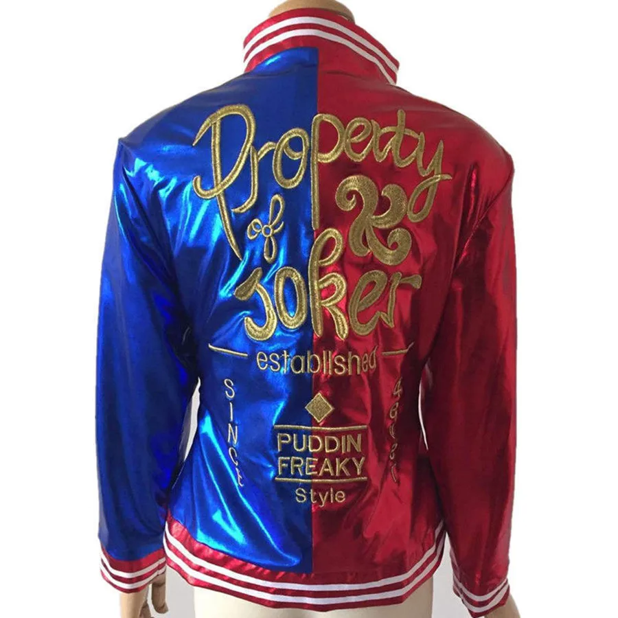 Отряд Самоубийц Харли Квинн косплей костюм футболка пальто куртка набор