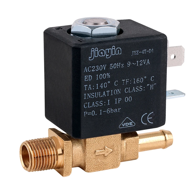 Новый электромагнитный клапан Jiayin JYZ 4T AC 230 в G1/8 &quot2/2 для электрожелеза/мелких