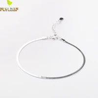925 sterling silver snake bone chain bracelets for women simple girl student fashion jewelry accessories flyleaf