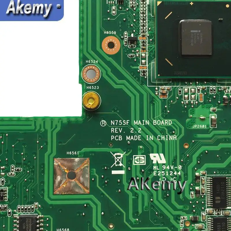 XinKaidi для ASUS N75SF материнская плата HM65 REV 2 60-N69MB1400-C03 | Компьютеры и офис