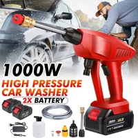 cordless 1000w 24v electric car washing machine car high pressure washer wash spray water gun garden tool for makita battery