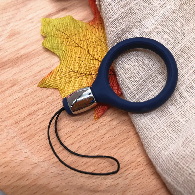 Универсальный силиконовый ремешок для ключей брелок держатель телефона карт