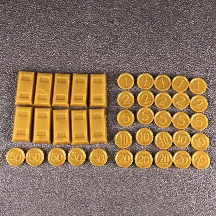 Набор строительных блоков из золотых серебряных и монет совместимые с городским