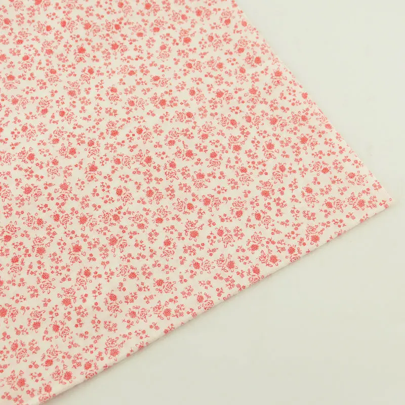 Новое поступление 2016 хлопчатобумажная ткань Tecido с рисунком красных цветов и