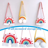 lovely design rainbow mini crossbody bag cute fashion shoulder bag special messenger bag for kids adults tsl3