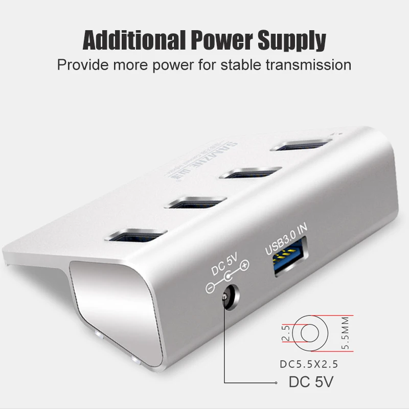 SAMZHE USB 3 0 концентратор 4 порта удлинитель для настольного компьютера