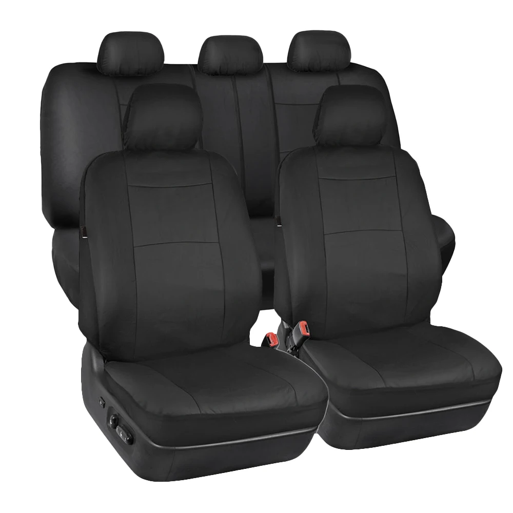 Новые роскошные универсальные автомобильные чехлы для сидений из искусственной