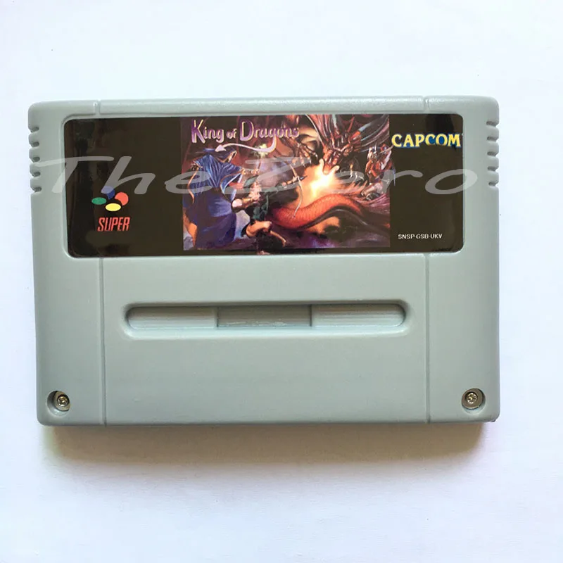 The King of Dragons Video Game for 16 bit Super Card Console Cartridge 46 pin EUR PAL Version Player | Электроника