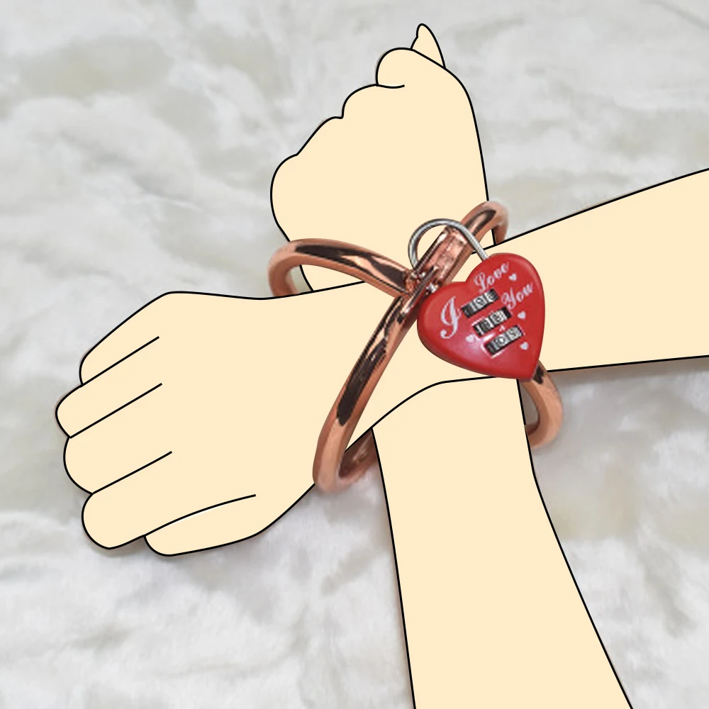 1 шт. крест наручники Металлические лодыжки запонки замок гей-Фетиш раб