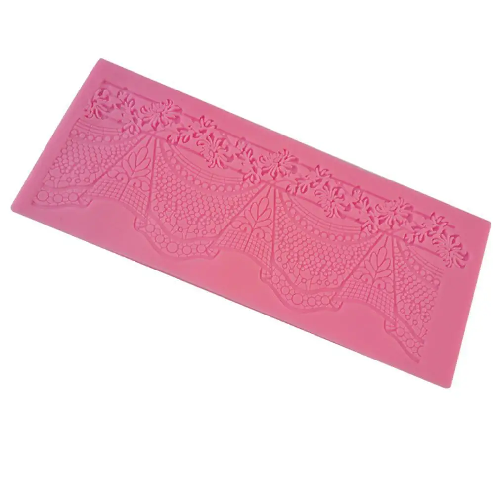 Силиконовая кружевная форма для торта сахарное ремесло помадки коврик украшения