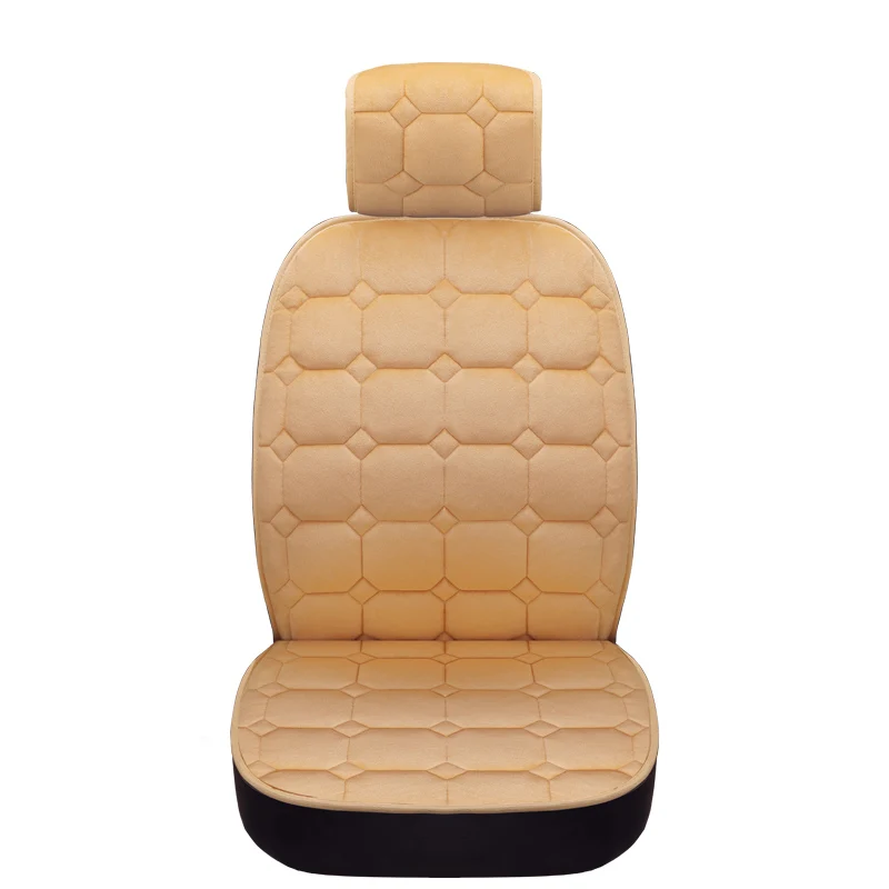 Теплый плюшевый чехол для сиденья автомобиля Передняя Задняя Автомобильная