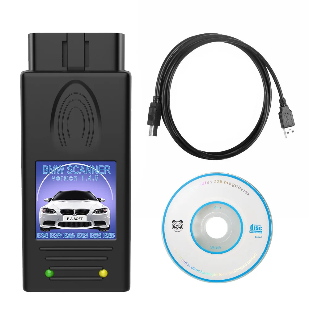 

USB Diagnostic Interface For BMW Scanner 1.4.0 Multi-Function Unlock Version For Windows XP Repairing Tools Car Diagnostic