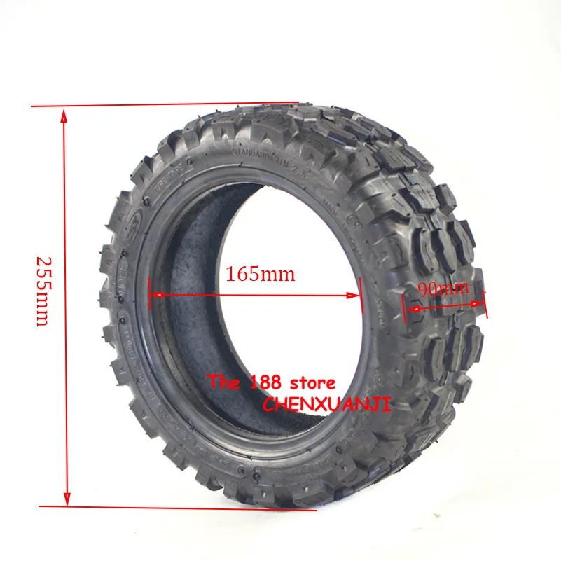 High quality 90/65-6.5Off-road tire For Electric Scooter 11 Inch tubless Vacuum Tire Out Diameter 255mm | Автомобили и мотоциклы