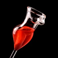 creative wine glass cup human body shape bottles whiskey beer glass cocktail champagne glasses cup for bar ktv decor
