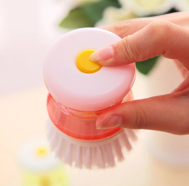 Кухня мытья посуды горшок блюдо кисточки с жидкость для дозатор жидкого мыла