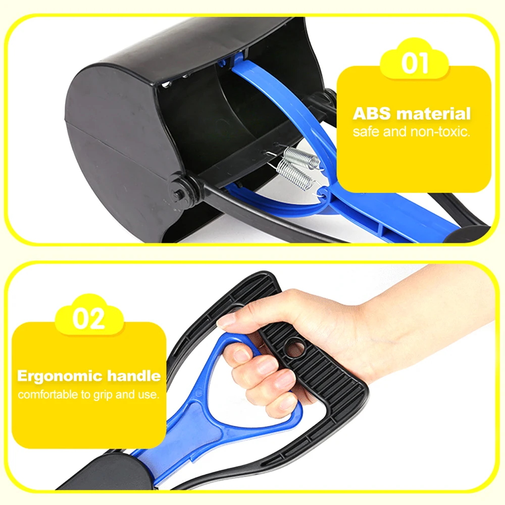 Длинная ручка Pet Pooper Scooper захват, совок для уборки собачьих экскрементов для уборки животных мешки для мусора для собак, щенков, кошек инструменты для уборки отходов на открытом воздухе