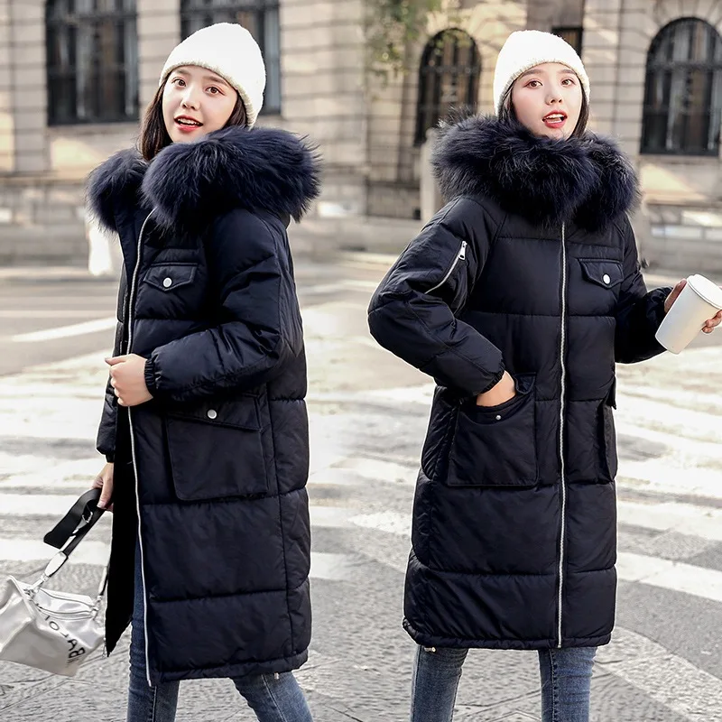 Новинка горячая Распродажа свободная большая парка с капюшоном модный большой