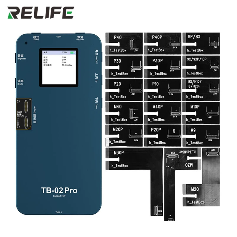 Тестер RELIFE TB 02 Smart IPHONE HW с ЖК-экраном тестирование дисплея HUAWEI touch может быть