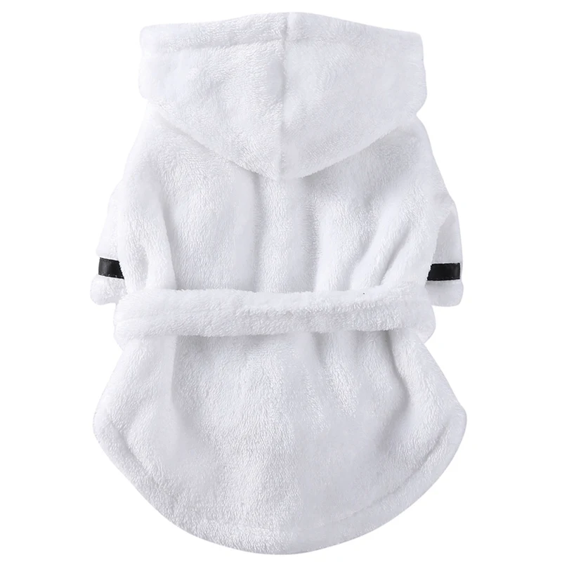 

Pet Dog Bathrob Dog Pajamas Sleeping Clothes Soft Pet Bath Drying Towel Clothes for for Puppy Dogs Cats Pet Accessories