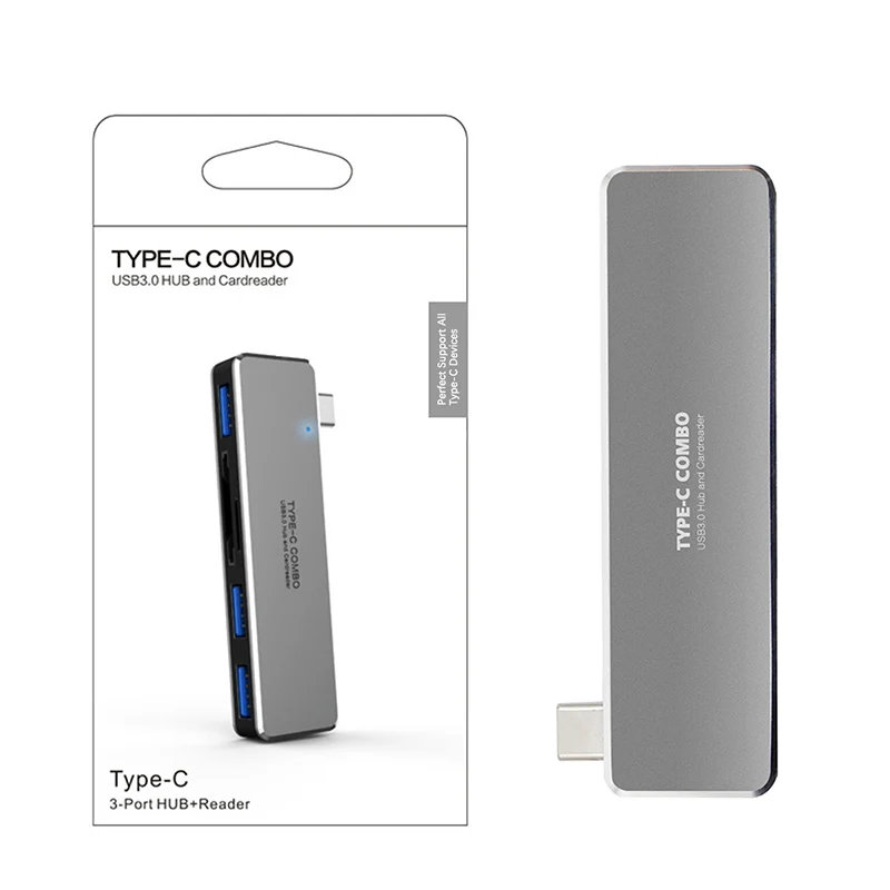 Концентратор USB Type C 3 0 5 в 1 к с устройство для чтения карт SD TF HDTV MacBook huawei Xiaomi Monitor PC| |