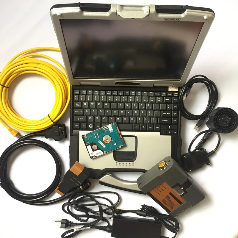 Инструмент диагностики и программирования для B.MW ICOM A2 + B C с ноутбуком CF30 Toughbook