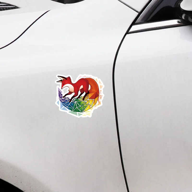 Aliauto Fashion Car Sticker Cute Fox Accessories Vinyl Decals Cover Scratches for Tiguan Jdm Mazda 6 Subaru Lexus 13cm*12cm | Автомобили и