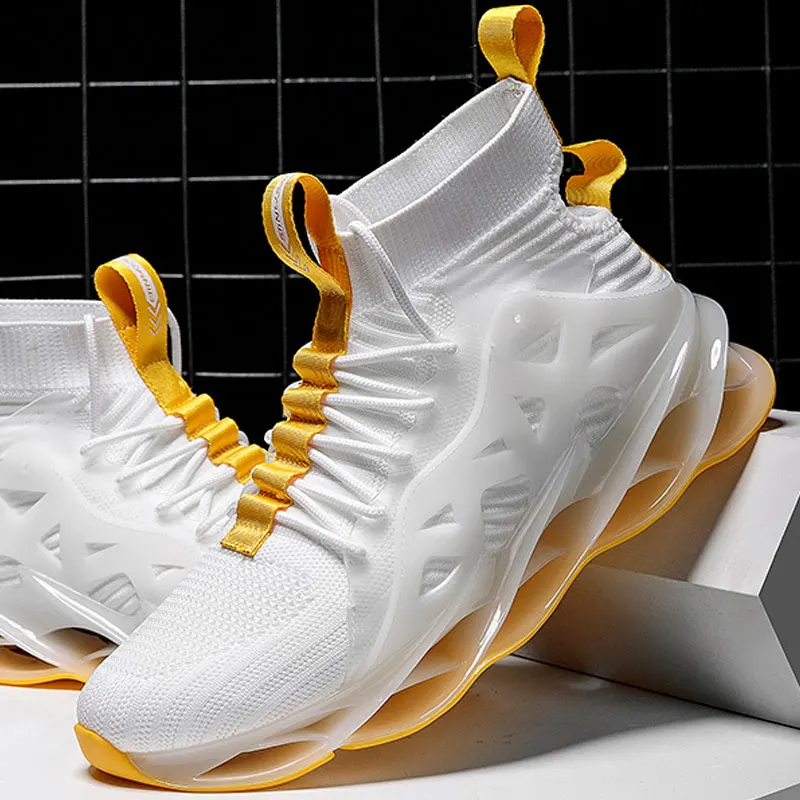 Дышащая обувь для бега Мужская Спортивная удобная спортивная большого размера 46