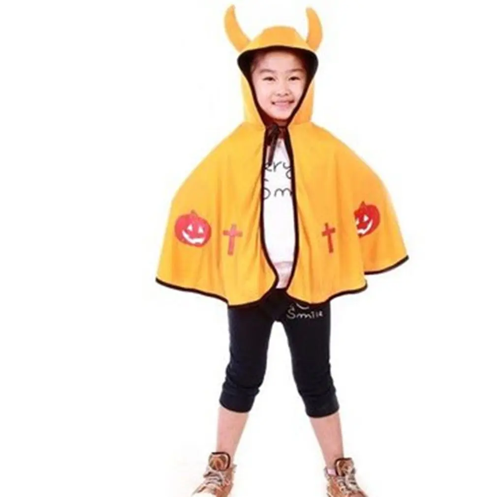 Товары для Хэллоуина реквизит косплея детский плащ с рогами дьявола рожковый |